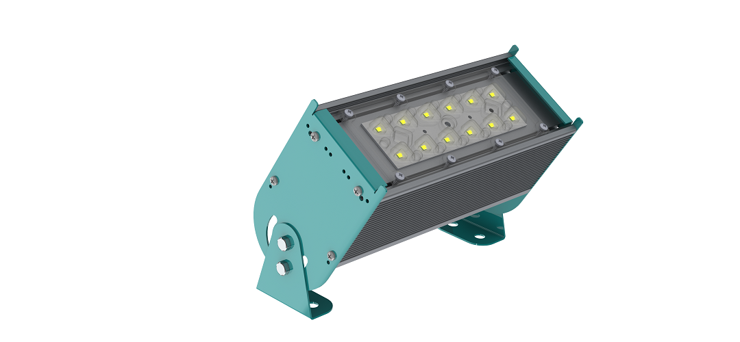 Светильник промышленный подвесной с одним модулем 29 Вт накладной оптика 60° RAYLUX I-Lux 29 MK 4380-507-W-Г60 IP67 Г5 Переносные светильники #3