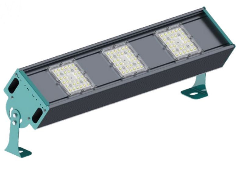 Светильник промышленный линейный с одним модулем 176 Вт поворотный оптика 45° RAYLUX I-Lux 176 BL 26260-507-P1-Г45 IP67 Г5 (371-176-5246-41) Переносные светильники #2