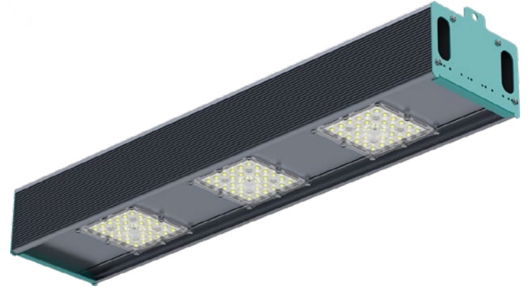 Светильник промышленный линейный с одним модулем 176 Вт накладной оптика 65° RAYLUX I-Lux 176 BL 28400-507-W-Г65 IP67 Г5 (371-176-5756-41) Переносные светильники #4