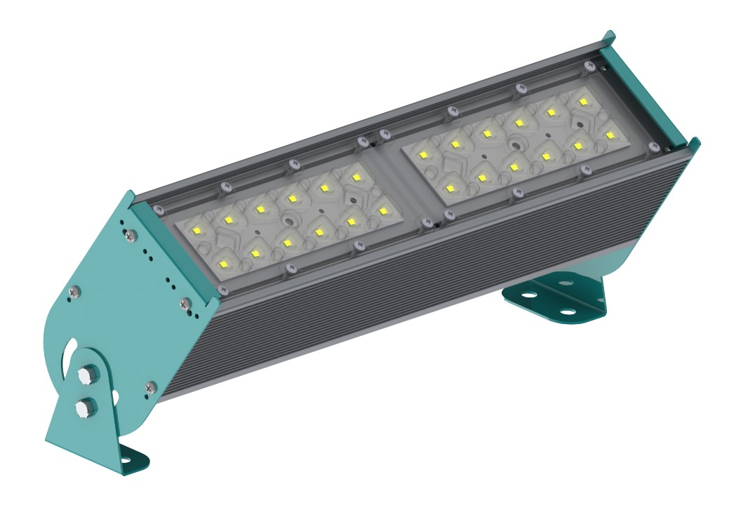 Светильник уличный с одним модулем 55 Вт консольный диаграмма Д RAYLUX R-Lux 55 M 6990-407-К-Д IP65 Г5 Переносные светильники #1