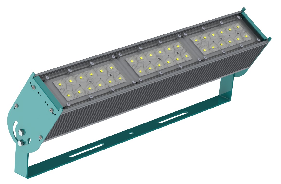 Светильник уличный с одним модулем 82 Вт консольный диаграмма Д RAYLUX R-Lux 82 M 10480-507-К-Д IP65 Г5 Переносные светильники #2