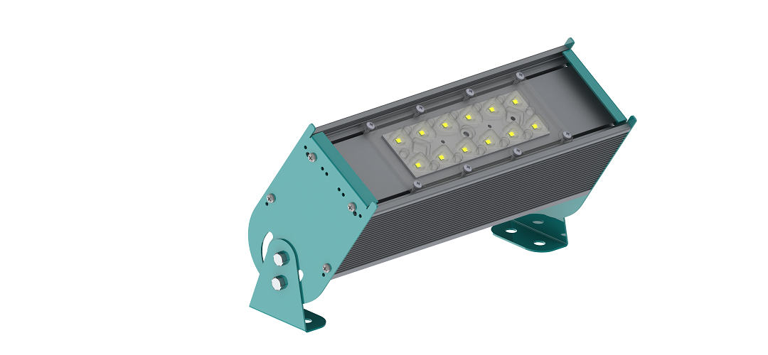 Прожектор уличный с одним модулем 50 Вт поворотная лира оптика 65° RAYLUX P-Lux 50 HB 7810-507-P2-Г65 IP67 Г5 (451-050-5056-41) Светильники для растений #2