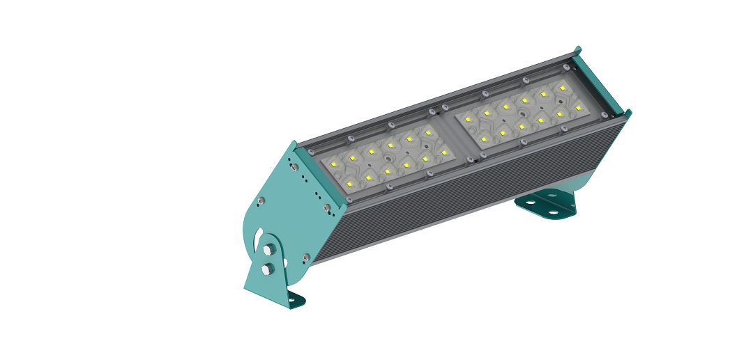 Прожектор уличный с одним модулем 53 Вт поворотный оптика 30x100° RAYLUX P-Lux 53 MD 8320-507-P1-Г30х100 IP67 Г5 (421-053-5286-41) Светильники для растений #2