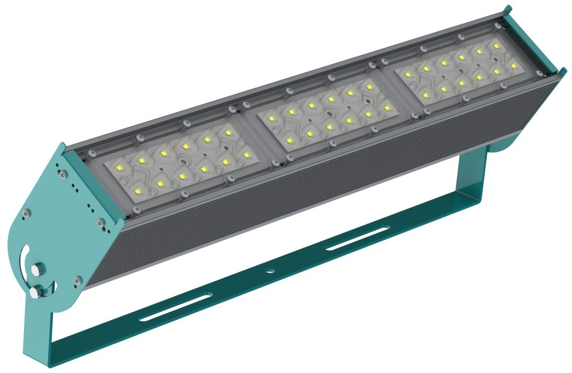 Прожектор уличный с одним модулем 70 Вт поворотный оптика 30x100° RAYLUX P-Lux 70 MD 11100-507-P1-Г30х100 IP67 Г5 (421-070-5286-41) Прожекторы #1