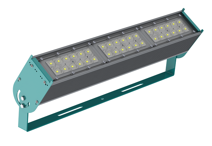 Прожектор уличный с одним модулем 82 Вт поворотный оптика 15° RAYLUX P-Lux 82 M 10140-507-Р1-K15 IP67 Г5 (411-082-5226-41) Светильники для растений #1