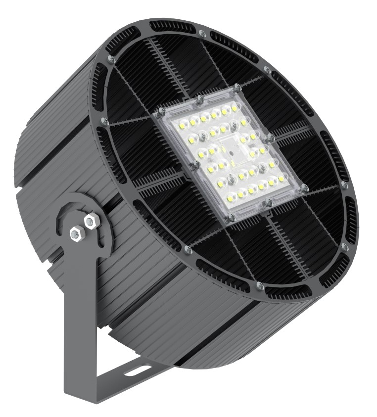 Прожектор уличный с одним модулем 90 Вт поворотная лира оптика 45° RAYLUX P-Lux 90 HB 10930-507-P2-Г45 IP67 Г5 (451-090-5046-41) Прожекторы