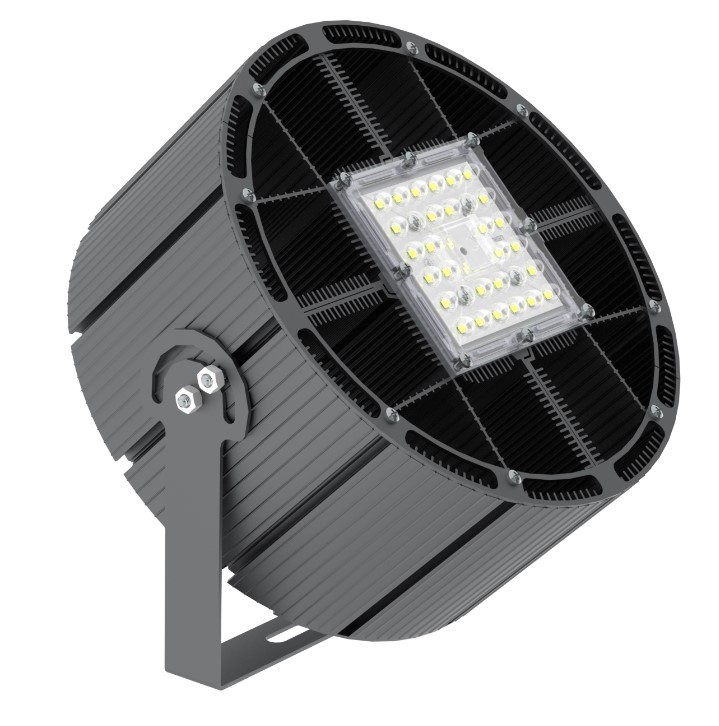 Прожектор уличный с одним модулем 110 Вт поворотная лира оптика 65° RAYLUX P-Lux 110 HB 14900-507-P2-Г65 IP67 Г5 (451-110-5056-41) Прожекторы