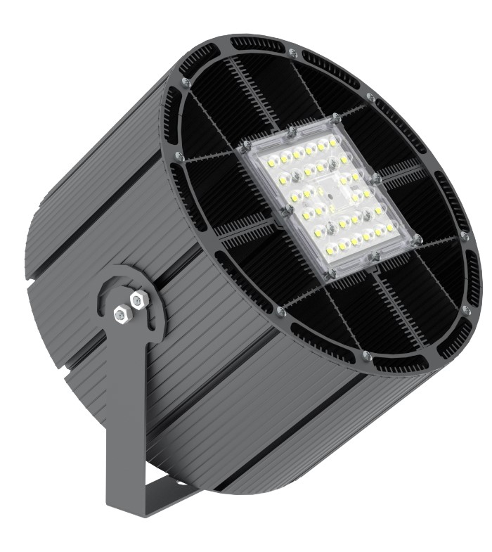 Прожектор уличный с одним модулем 120 Вт поворотная лира оптика 45° RAYLUX P-Lux 120 HB 14500-507-P2-Г45 IP67 Г5 (451-120-5046-41) Прожекторы