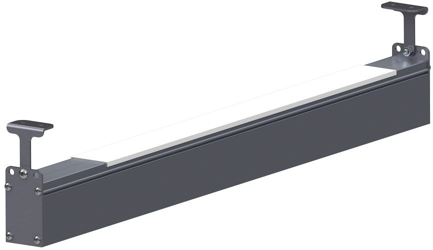 Светильник линейный 18 Вт плоский рассеиватель накладной Оптика Д90x100 RAYLUX H-Lux 18 EH06 2100-508-W2-WW2 IP40 Г5 (171-018-5752-23) Переносные светильники #4